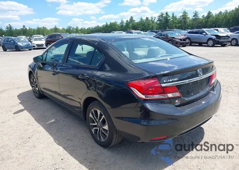 2014 Honda Civic Ex z USA, uszkodzony, nr VIN 19XFB2F89EE237761
